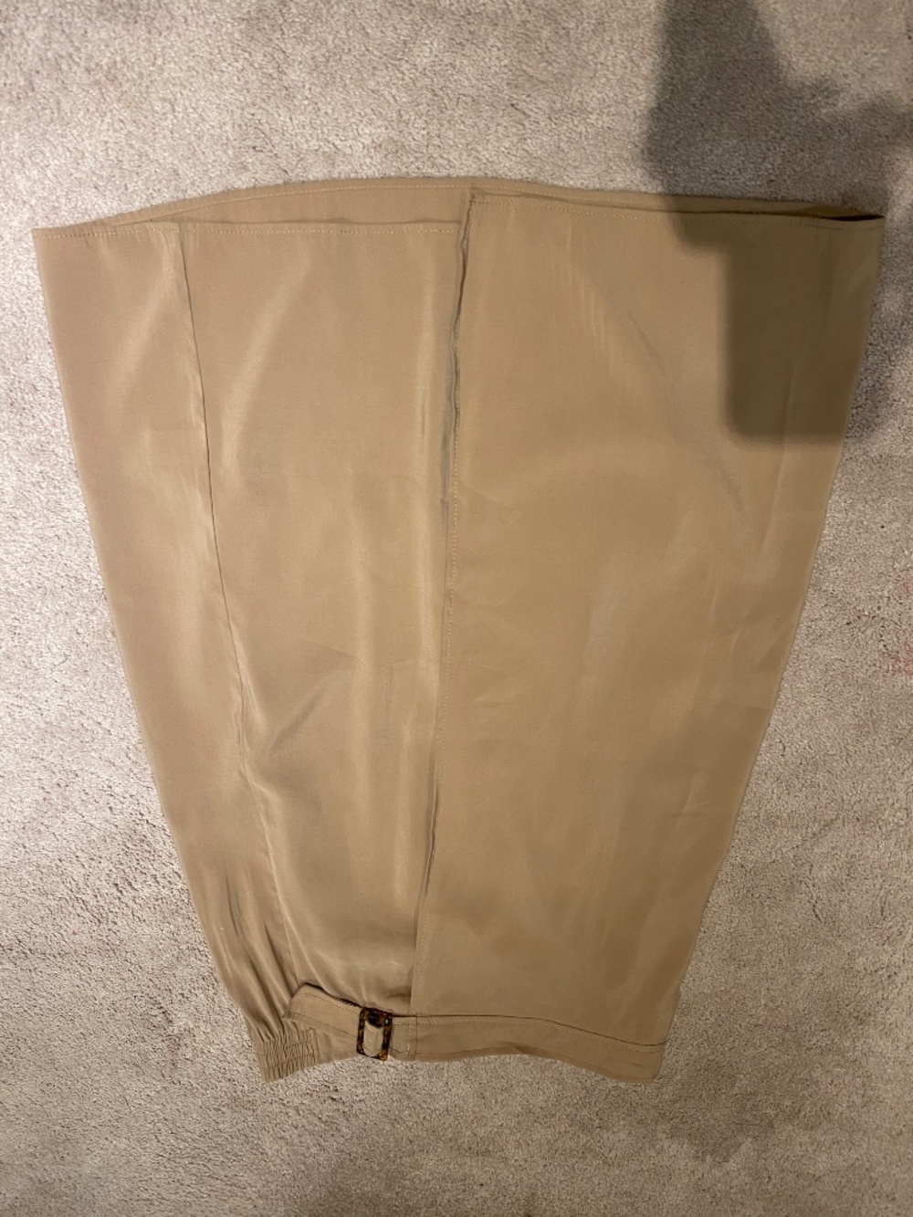 Max Studio light wrap midi skirt beige women L - NWT - Picture 10 of 10